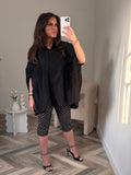 CHEMISE OVERSIZE NOIR