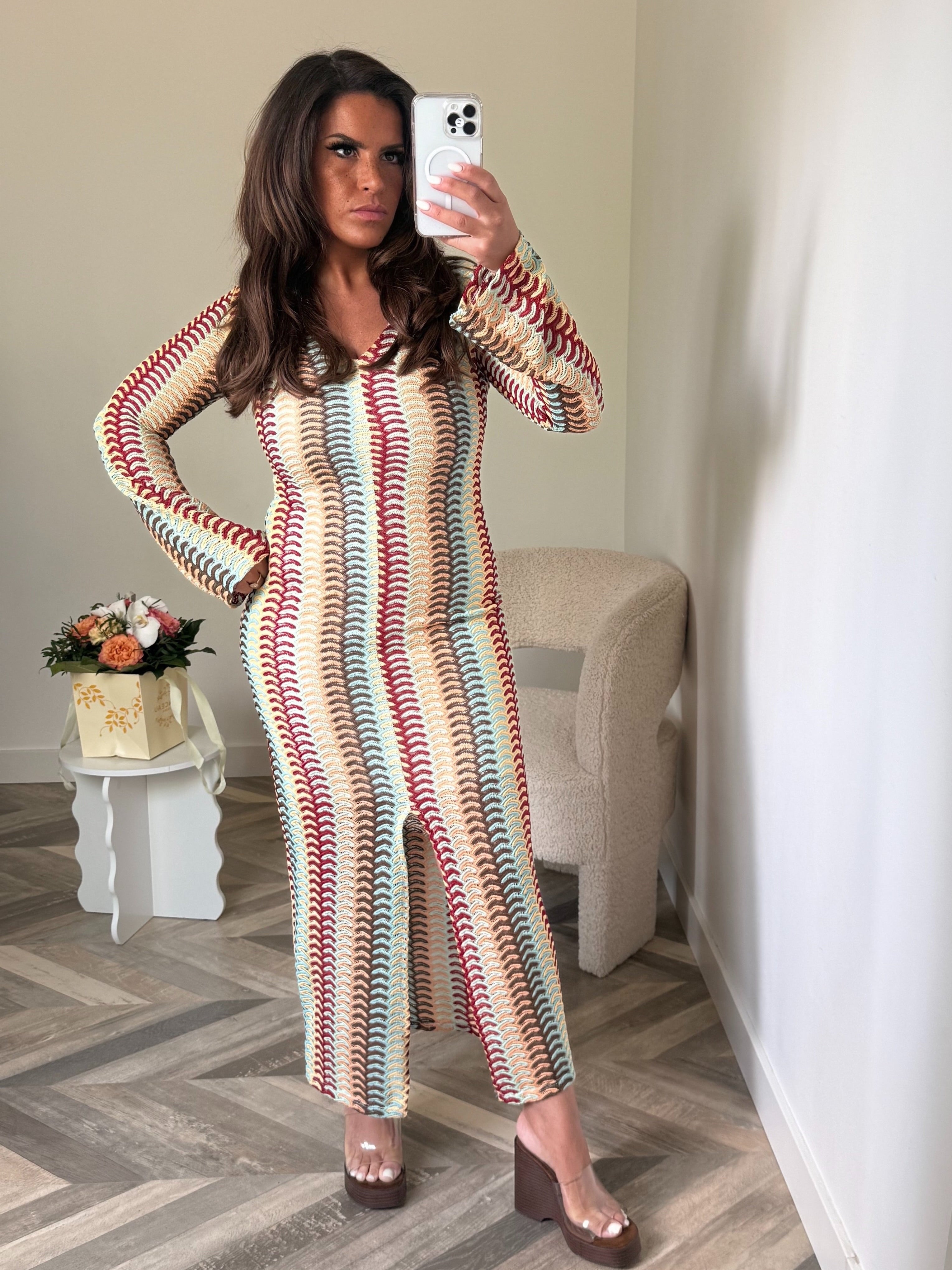 ROBE LONGUE CROCHET