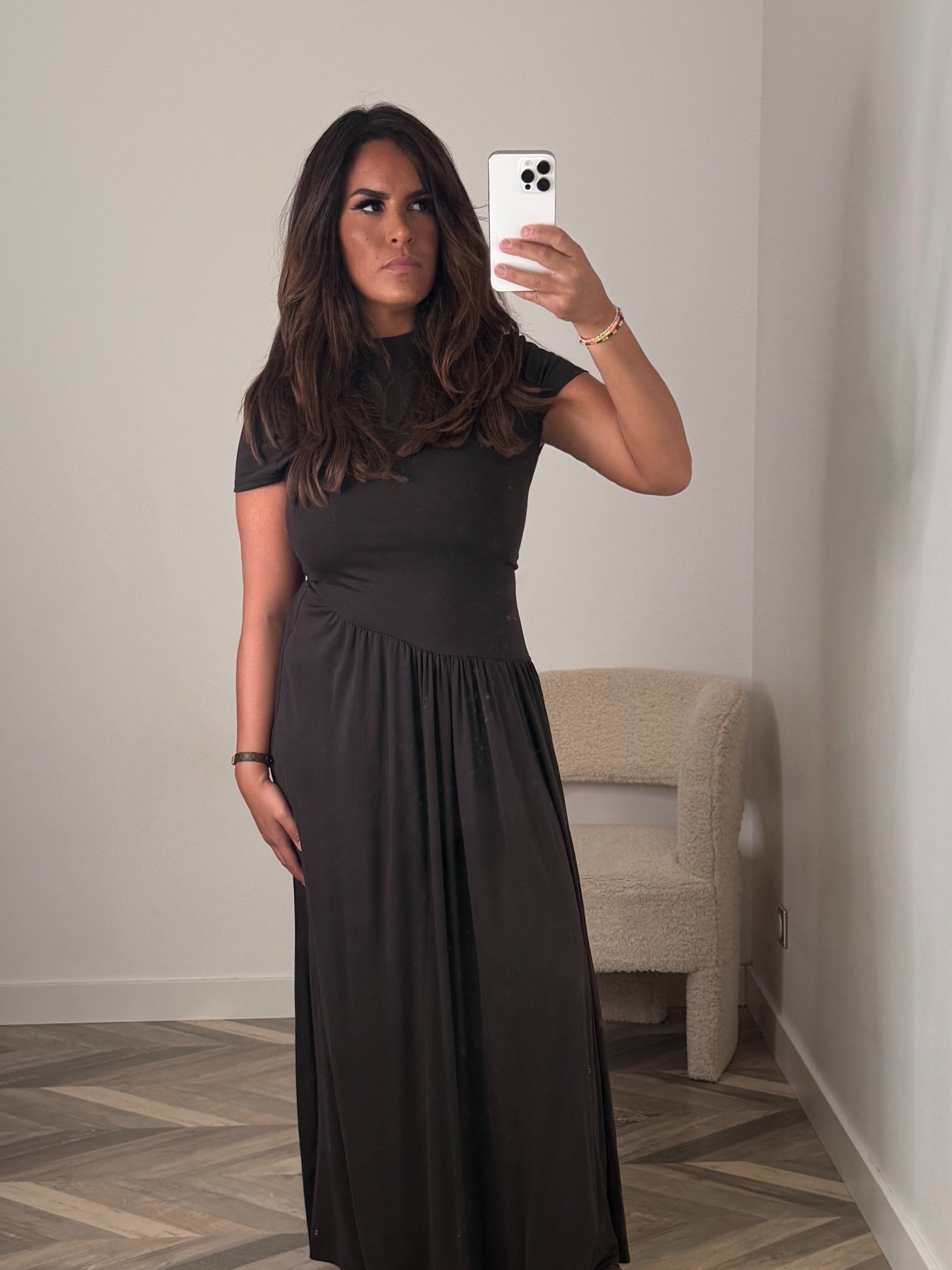 ROBE LONGUE DRAPÉE