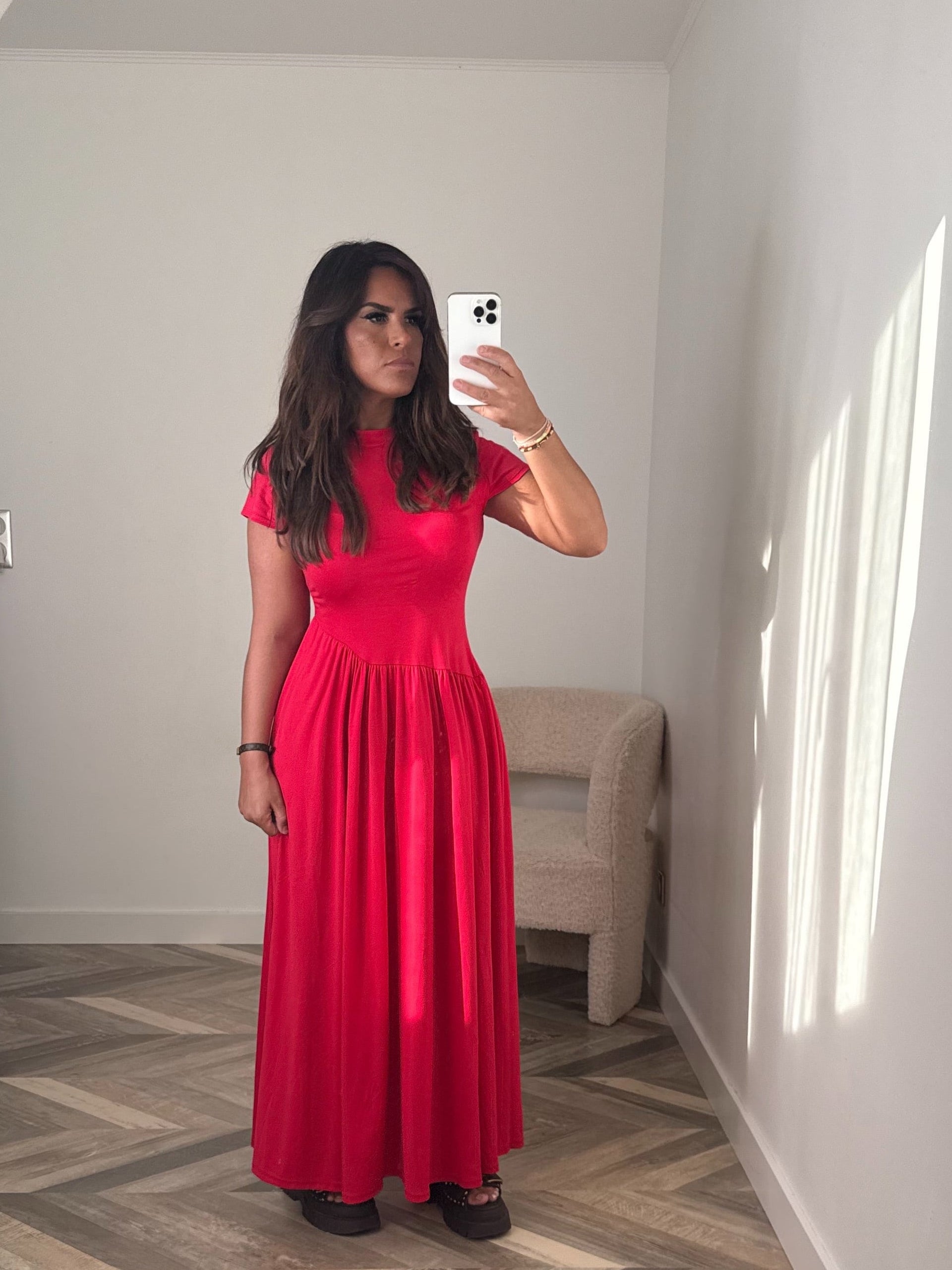 ROBE LONGUE DRAPÉE