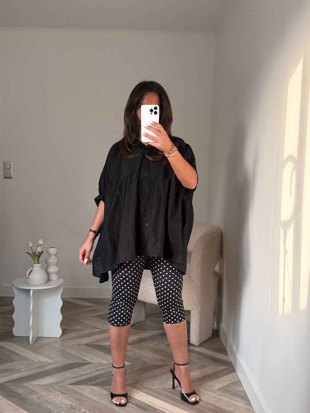 CHEMISE OVERSIZE NOIR